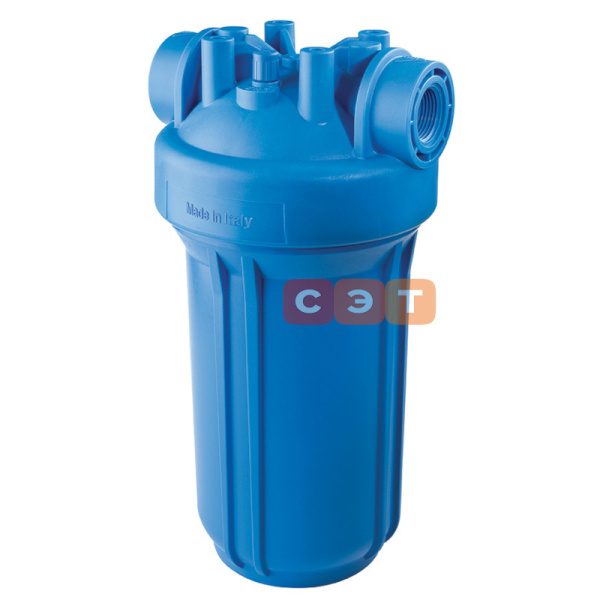 Одинарная синяя колба фильтра 10" (Senior) DP BIG 1"